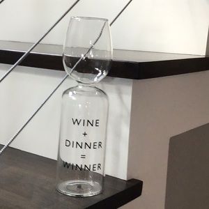 Typo Novelty Wine Glass